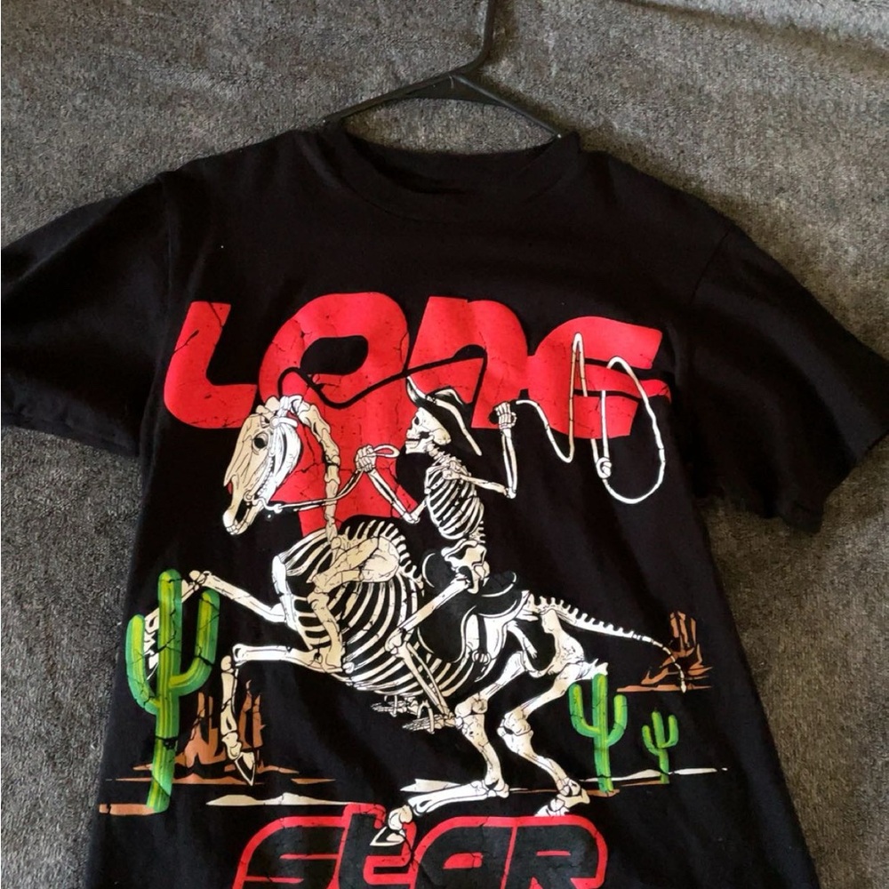 Kids Black Graphic T-Shirt